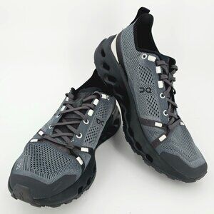 On Cloudsurfer Trail Black Gray Eclipse Running Shoes Women’s Size 9.5- EUC